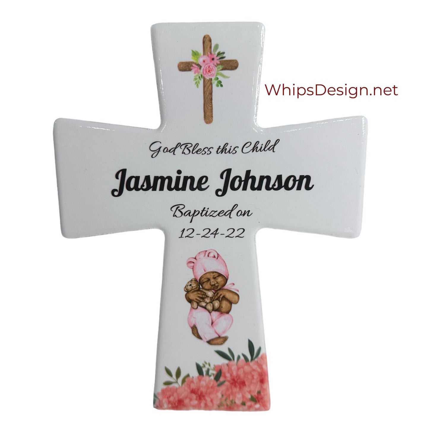 Baptism Cross, Girl Baptism Gift, Christian Nursery