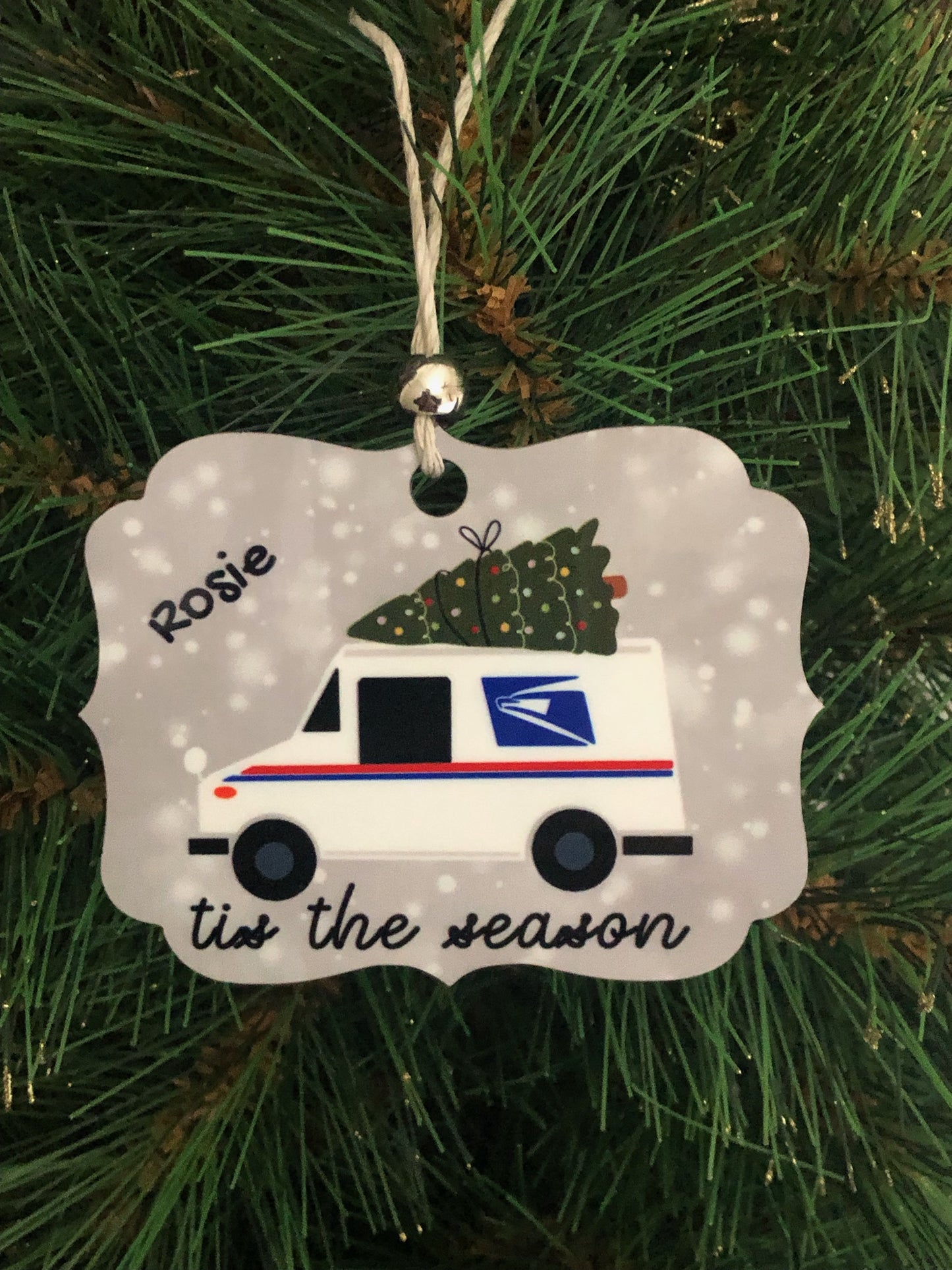 mailman gift, mail lady gift, postal worker ornament, truck driver ornament, postal carrier gift, post office, gift for mailman, parcel