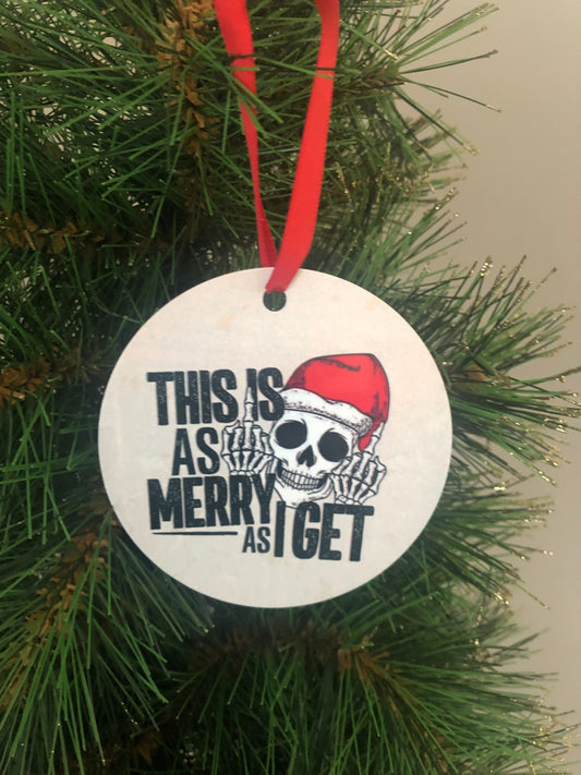 Skull ornament, halloween ornament, christmas skull, funny ornament, gothic christmas, gothic ornaments, skull funny gift