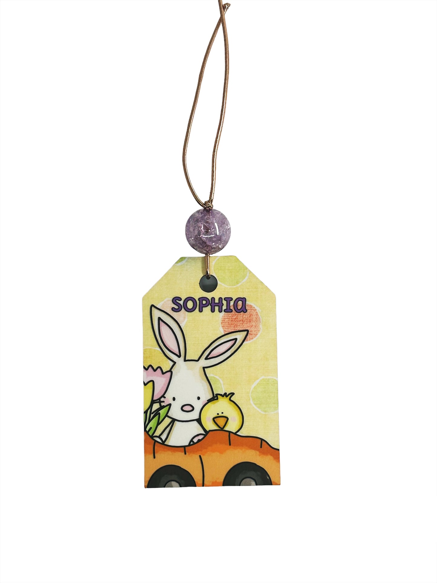 Easter Name Tag, Reusable Basket Tag, Personalized Easter Basket Tag