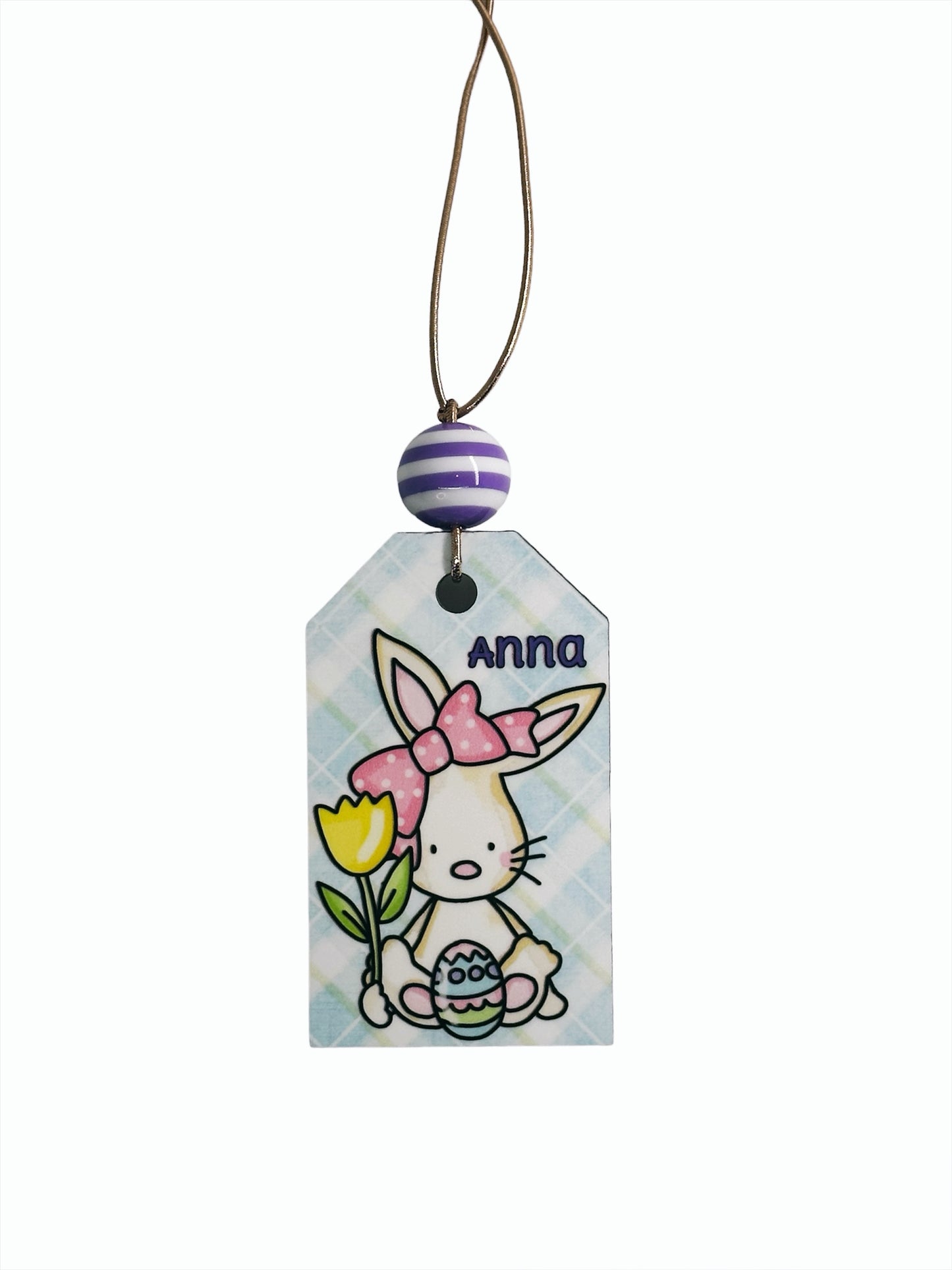 Easter Name Tag, Easter Basket Tag, Reusable Easter Tag, Childs Easter Gift