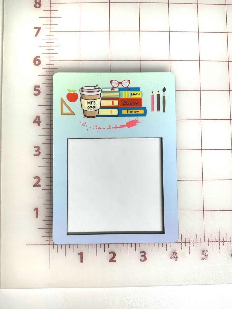 Sticky Note Holder, Teacher Gift, Art Teacher Gift, Second Grade Teacher Gift