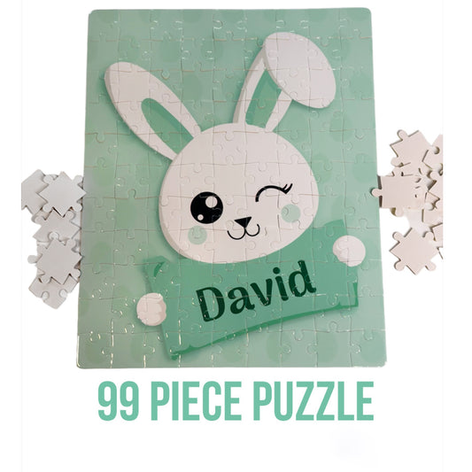 Easter Name puzzle, Easter Basket Gift, Jigsaw name gift