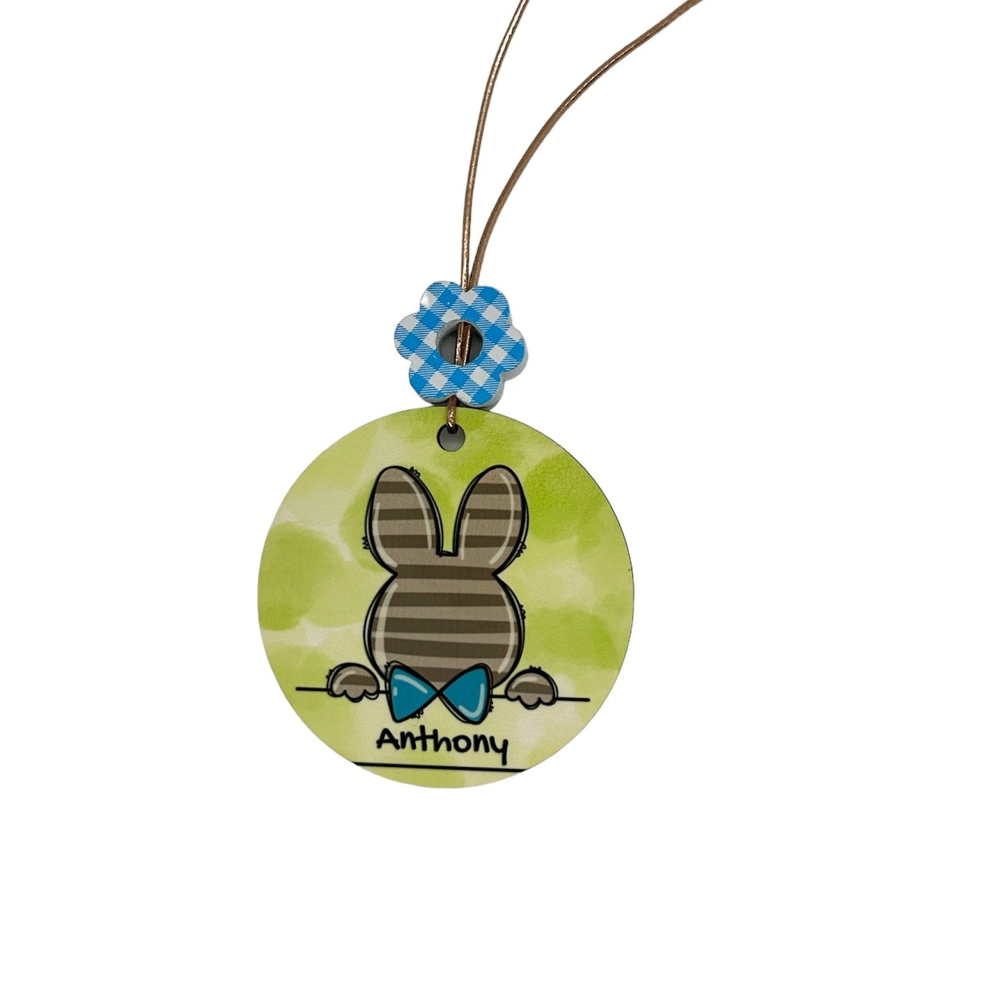 Easter Name Tag, Personalized Basket Tag, Easter Basket Tag, Reusable Easter Tag